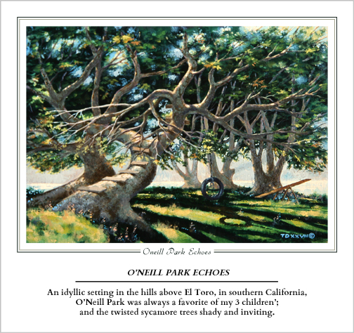 "O'Neil Park Echoes" © <br> Note Card